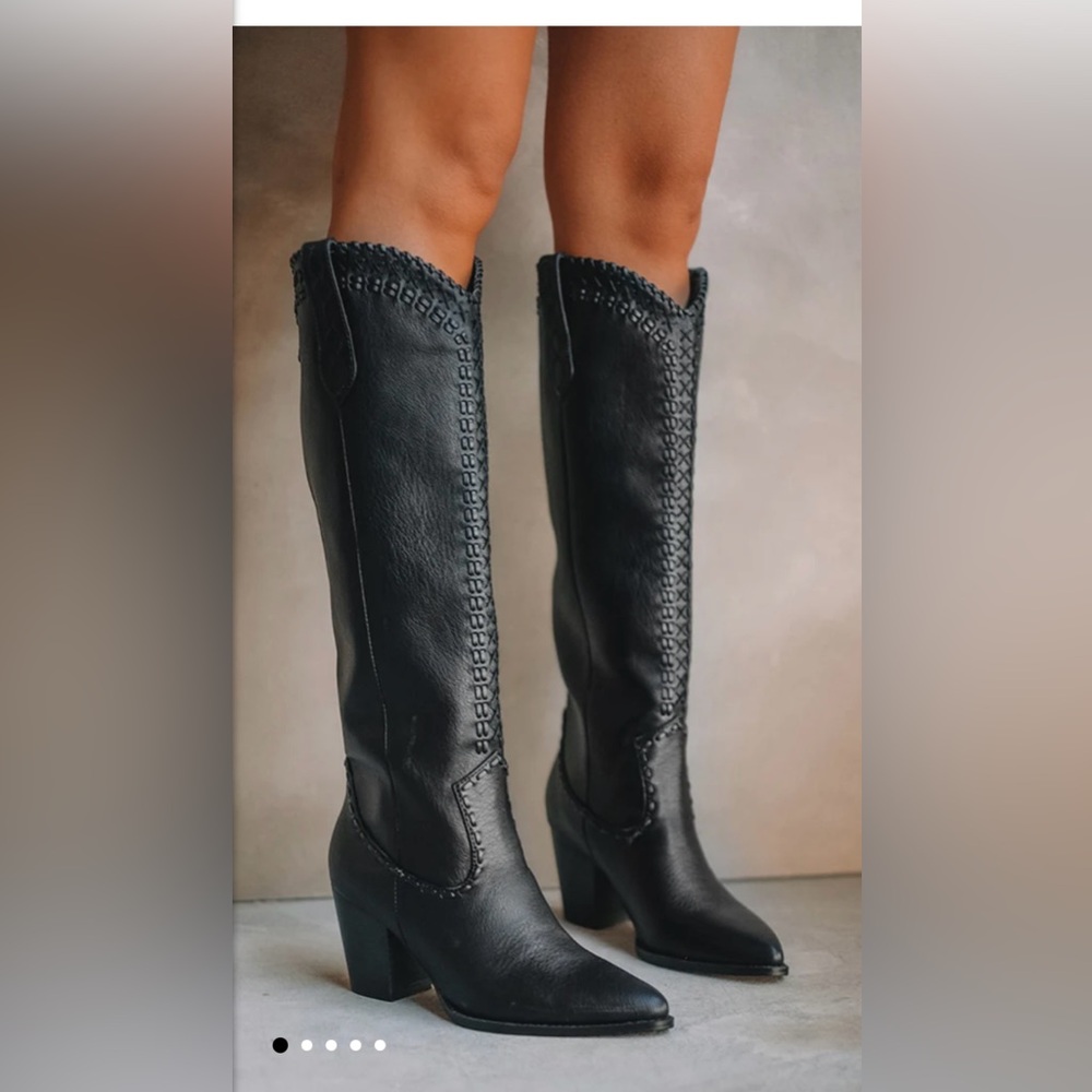 Billini Finley Cowboy Boot Black